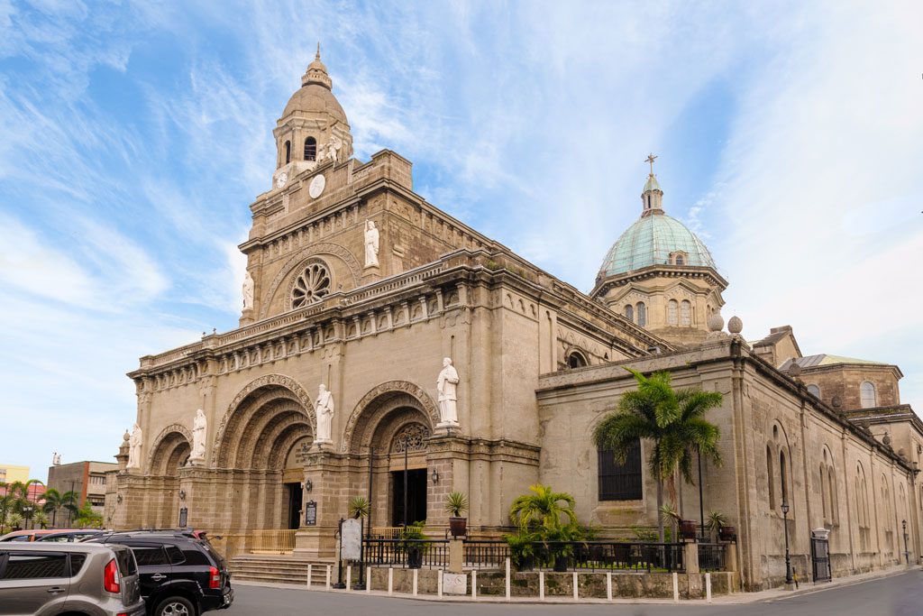 Intramuros tour Manila cathedral