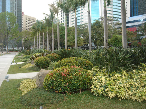 Ayala triangle gardens former manila airport Ayala triangle gardens former manila airport
