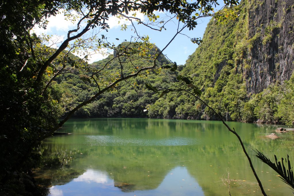 Caramoan Tayak lagoon, situated just behind Tayak Beach
