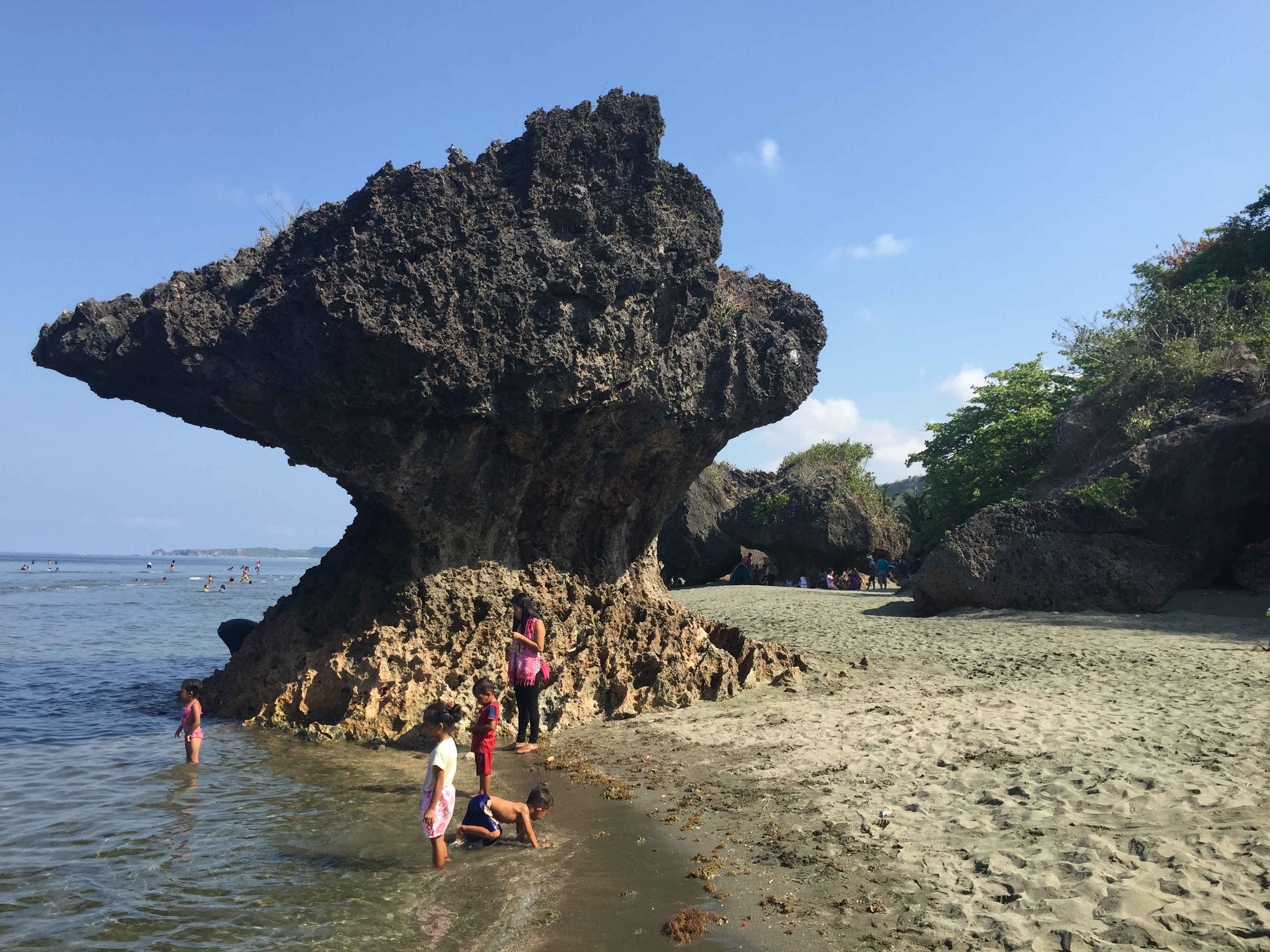 umbrella rocks agno pangasinan philippines